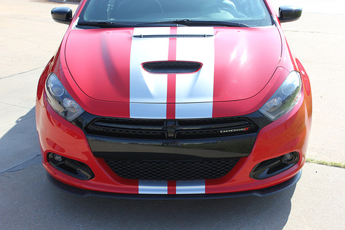 front view Dodge Dart Rally GT Stripes DART RALLY GT 2013 2014 2015 2016