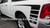 rear angle of white Factory style POWER WAGON Dodge Ram 1500 Stripes 2009-2018