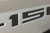 close up of silver 2019 Ford F150 Tailgate Stripes Blackout Inlay 2018-2023 2024