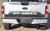 tailgate view of Ford F150 Tailgate Letters Reverse Blackout Stripes 2018-2024