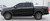 profile of black 2019 Ford Ranger Stripe Decals UPROAR SIDE KIT 2019 2020 2021 2022