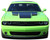 front view 2021 Dodge Challenger RT Hood Decals CHALLENGE HOOD 2015-2026
