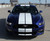 front view of 2016 Ford Mustang Dual Racing Stripes STALLION 2015-2017