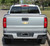 rear view of silver 2018 Chevy Colorado Tailgate Decals GRAND TAILGATE 2015-2020