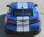 rear of blue 2018 Camaro Rally Stripes TURBO RALLY 2016 2017 2018