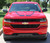 front view of red 2018 Chevy Silverado Vinyl Graphics FLOW 2016 2017 2018