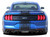 rear of 2021-2018 Ford Mustang Racing Stripe Center Decals HYPER RALLY