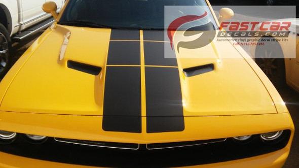 front of 2019 Dodge Challenger Strobe Stripes PULSE RALLY 2008-2026