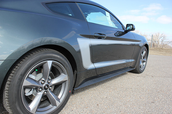 side of Ford Mustang Side Graphic Decals REVERSE 2015 2016 2017