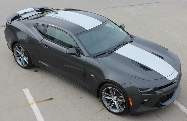 high profile view 2017 Camaro Center Stripes OVERDRIVE 2016 2017 2018 | FCD