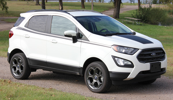 profile of Side Stripes on Ford EcoSport AMP SIDE KIT 2018-2020