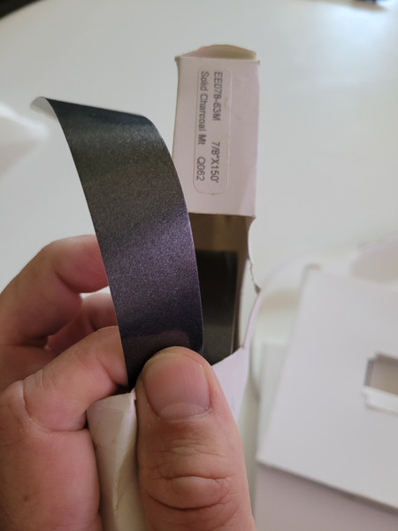 side of 7/8" Pinstripes Seven Eighths SOLID Auto Pin Stripe Tape Roll 150' Long