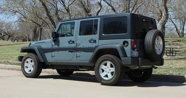 profile 2017 Jeep Wrangler Side Graphics TREK 2008-2018