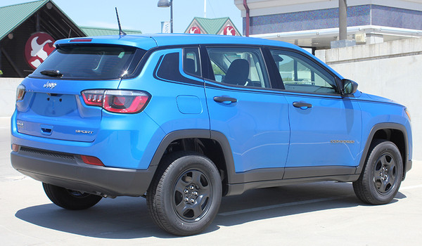Rear of 2019 Jeep Compass Decals ALTITUDE 2017-2021 2022 2023 2024