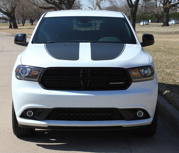 front of 2018 Dodge Durango Hood Stripes PROPEL HOOD 2011-2024