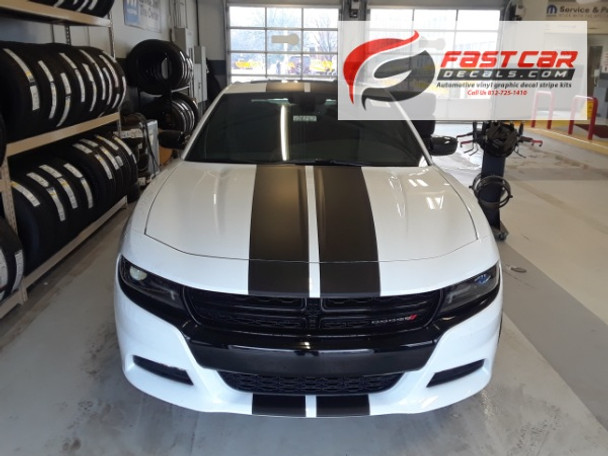 front of white 2020 Dodge Charger Rally Stripes N CHARGE RALLY 15 2015-2024