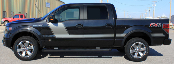 profile of black 2018 Ford F 150 Graphics Package 15 FORCE 2 2009-2020