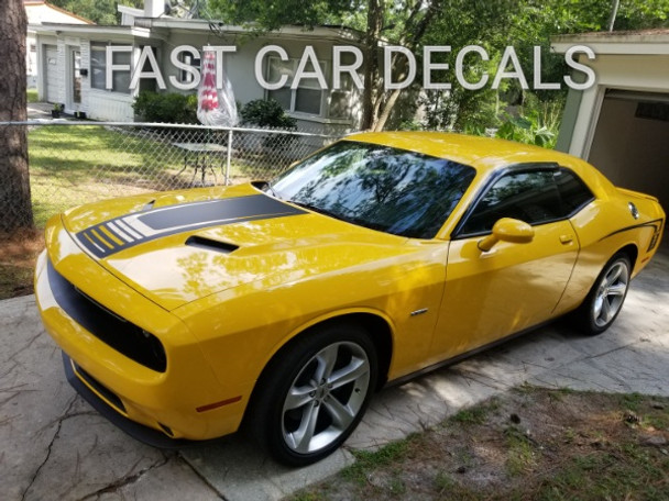 Dodge Challenger Body Rear Stripes Cuda Strobe 2008 2019 Fcd