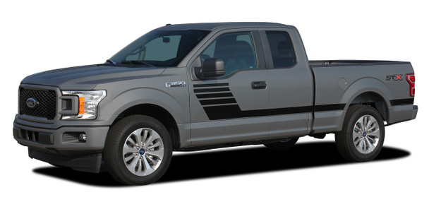 side of Ford 2019 F150 Graphics Package LEADFOOT 2015-2022 2023