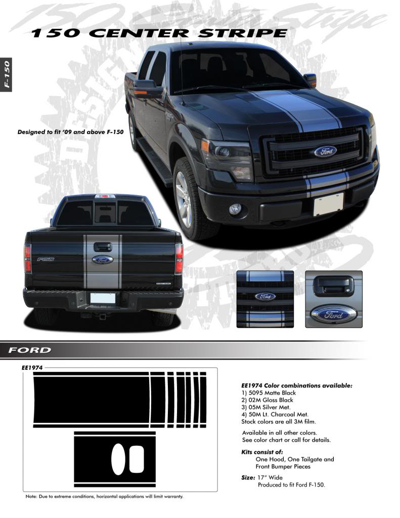 2014 Ford F-150 Center Decals 3M CENTER STRIPE 2009-2014 center-stripes-ford-truck.jpg