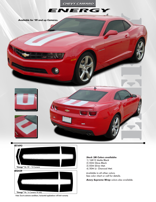 2014 Chevy Camaro Center Vinyl Graphics ENERGY 2009-2015 energy-decals-chevy-camaro.jpg