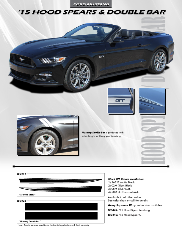 2016 Ford Mustang Hood Stripe Decals HOOD SPEARS 2015-2017 ford-mustang-hood-spears.jpg