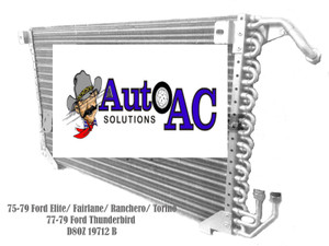 1975 1976 1977 1978 1979 Elite, Ranchero, Thunderbird, Torino A C CONDENSER New OE HIGH PERFORMANCE R134a OR R12 OE# D8OZ19712B