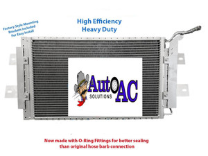 1963 1964 PONTIAC Grand Prix, GTO, Lemans, Tempest AC Condenser Parallel Flow AC Condenser with O-Ring Fittings Replaces OE#3003503