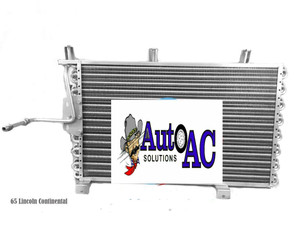 1964 1965 Lincoln Continental Air Conditioning A C Condenser Parallel Flow for R134a FREE SHIPPING WITHIN THE CONTINENTAL 48 STATES