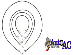 1963 Buick Full Size Buick Full Size Electra, Invicta, LeSabre, Wildcat, with Factory A/C A C and Heater Cable kit (4 Pcs) NEW (710-1063) 