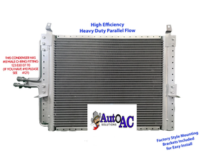 1977 1978 1979 1980 1982 1983 1984 1985 Mercedes Benz 230, 240, 280, 300 A C CONDENSER w/#8 fittings Parallel Flow for R134a Replaces OEM 123 830 07 70 FREE SHIPPING WITHIN THE CONTINENTAL 48 STATES 560-4120PF