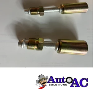 #6 and #10 straight male insert Oring fittings for Ford AC Expansion Block Valve 