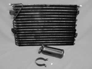  1967 1968 1969 1970 1971 1972 Dodge Dart Swinger High Performance A C Condenser with drier and drier bracket