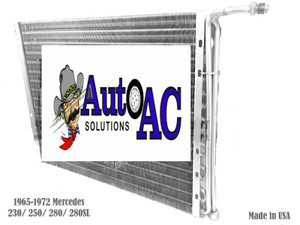 1965 1966 1967 1968 1969 1970 1971 1972 Mercedes Benz 230, 250, 280 SE SL A C Condenser High Performance for R12 or R134aMBZ