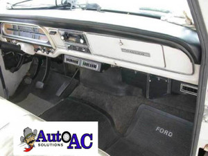 1959 Ford Fairlane, Galaxie, Skyliner, Starliner A/C Heater Complete Add On Package with Controls to Integrate to Factory Controls 