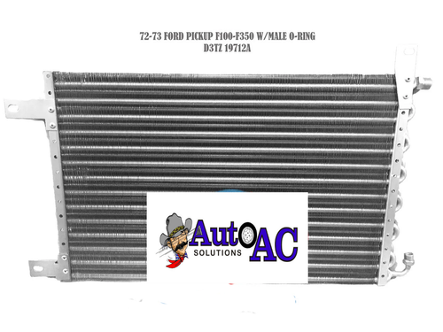 1972 1973 FORD PICK UP F-series Ranger A C Condenser High Performance for R12 or R134a Replaces OE#D3TZ19712A 