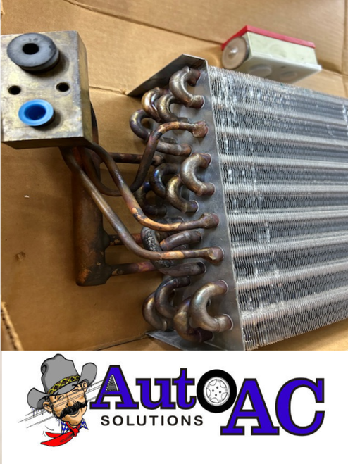 1980 1981 Plymouth Gran Fury A C Evaporator Core and Expansion Valve New for R12 or R134a Replaces OE #3846755