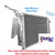 1972 Pontiac GTO, Grand Prix, LeMans, Tempest A C Condenser Parallel Flow for R134a Replaces OEM 3025727