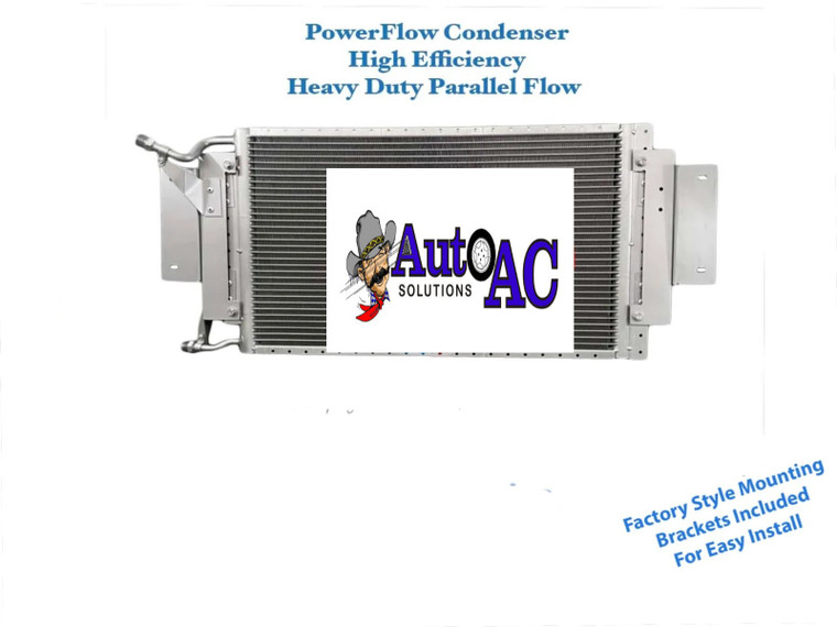 1965 1966 1967 1968 Buick Electra, Wildcat, Estate Wagon, LeSabre A C Condenser Parallel Flow for R134a Replaces OEM 3010560