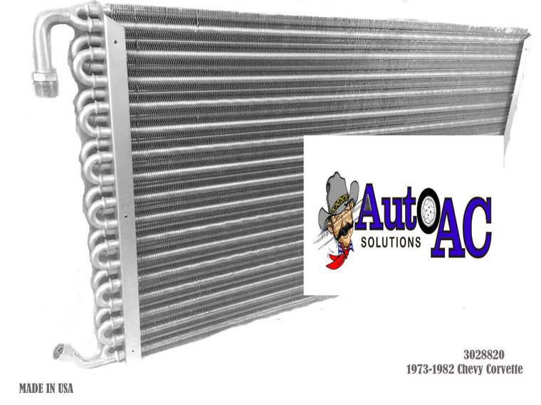 1973 1974 1975 1976 1977 1980 1981 1982 CORVETTE A C CONDENSER new Parallel Flow MADE IN USA  R134a Replaces OEM# 3028820  