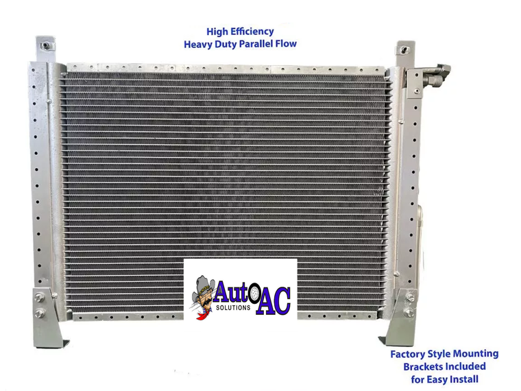 1976 1977 PLYMOUTH DODGE ASPEN VOLARE Road Runner AC CONDENSER Parallel Flow for R134a Replaces OEM# 3846311 (560-3350)