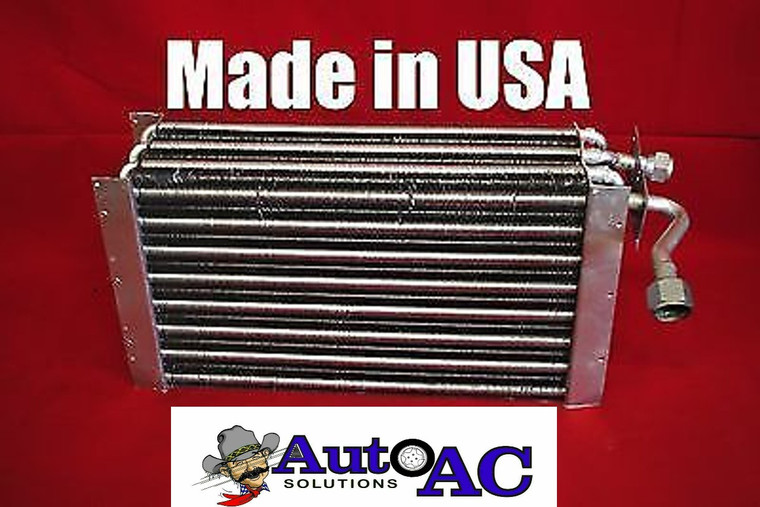 A C Evaporator Core New 3/8" Aluminum Tube and Fin, R12 or R134a Compatible, Factory Drop-In Replacement