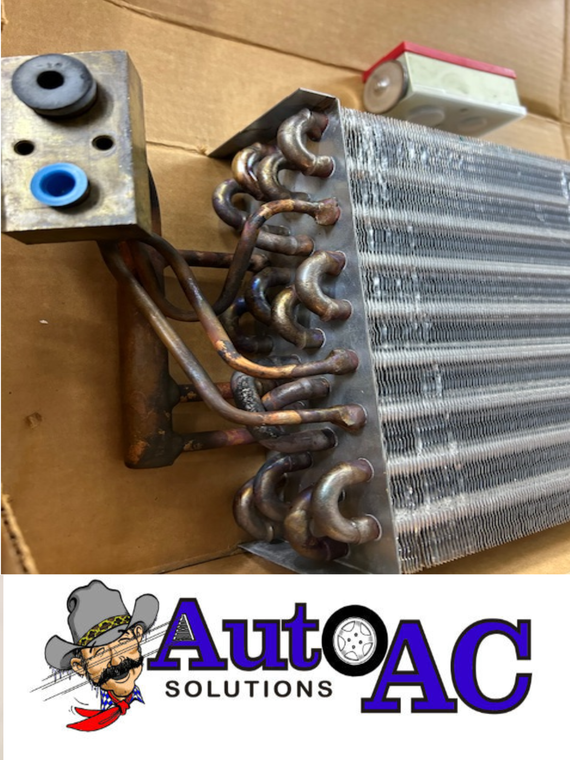 1980 1981 Plymouth Gran Fury A C Evaporator Core and Expansion Valve New for R12 or R134a Replaces OE #3846755