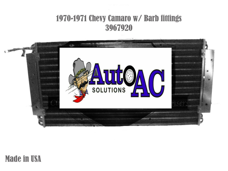 1970, 1971 Chevrolet Camaro AC Condenser 
