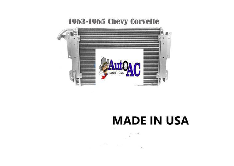 1963 1964 1965 Chevrolet Corvette AC Condenser High Performance for R12 or R134a