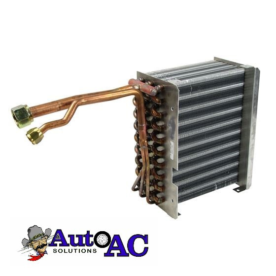 1975 1976 1977 1978 1979 F100 F150 F250 Ford Pickup AC Evaporator Core New Factory Direct Drop-In Replacement R12 or R134a Compatible 3/8" Copper Tubing and Aluminum Fins