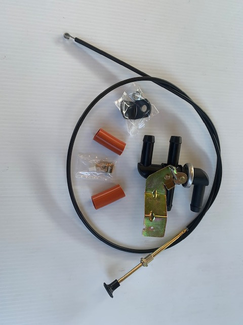 Cable Operated heater Bypass control valve Pull To Open 48" cable included