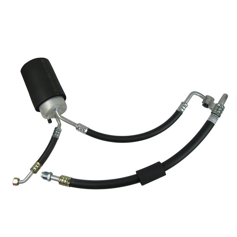 1973 1974 1975 1976 Pontiac Firebird, A/C Hose Assembly Dual Hose, w/ VIR, w/ 8" Hose to Condenser