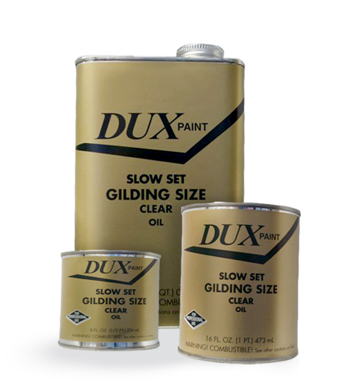 L.A. GOLD LEAF Quick Dry Size adhesive 1gallon 1quart 1pint 1/2pint 1/4pint  