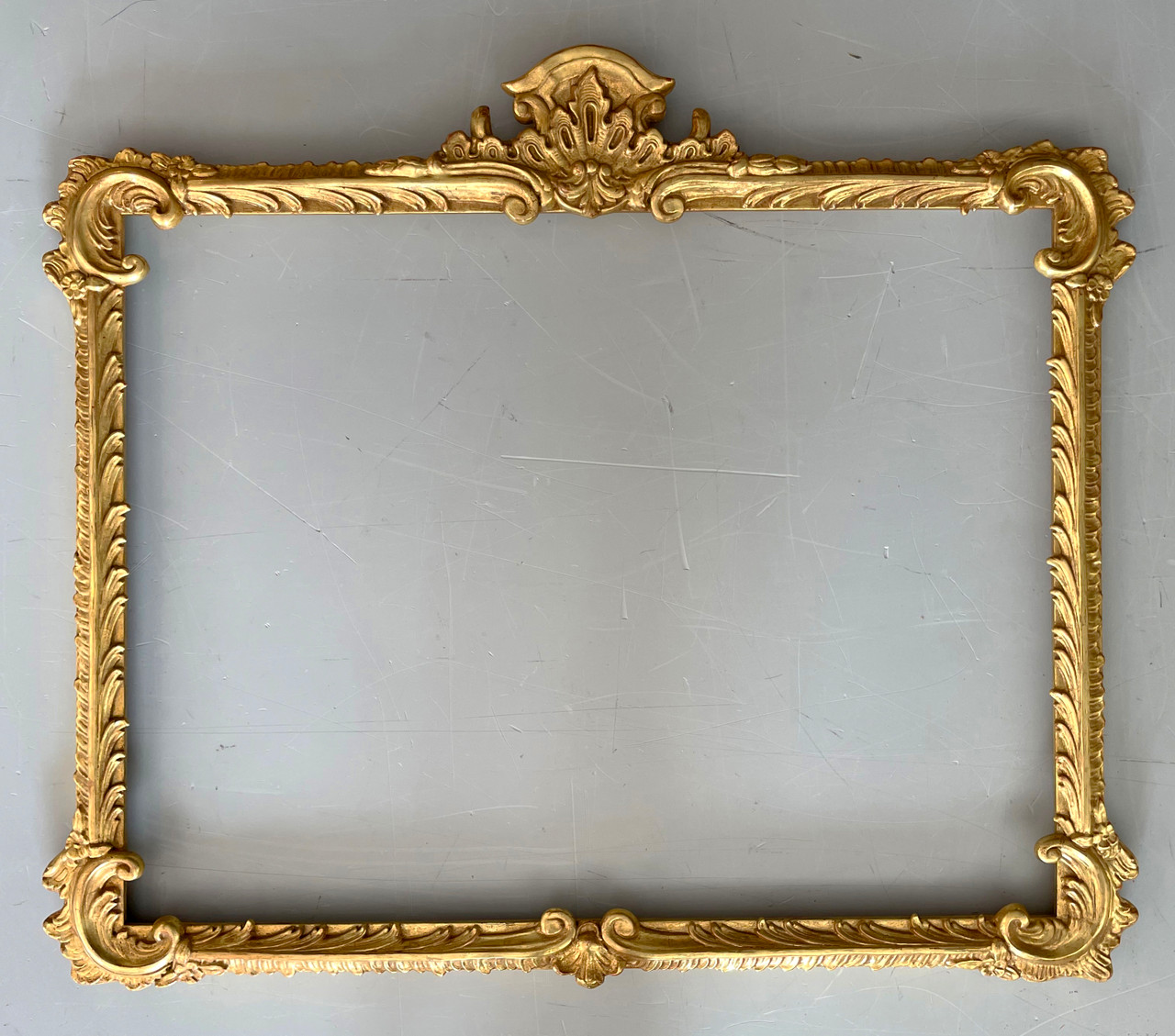 antique-gold-faux-finish-10  Gold picture frames, Gold leaf diy, Antique  gold mirror